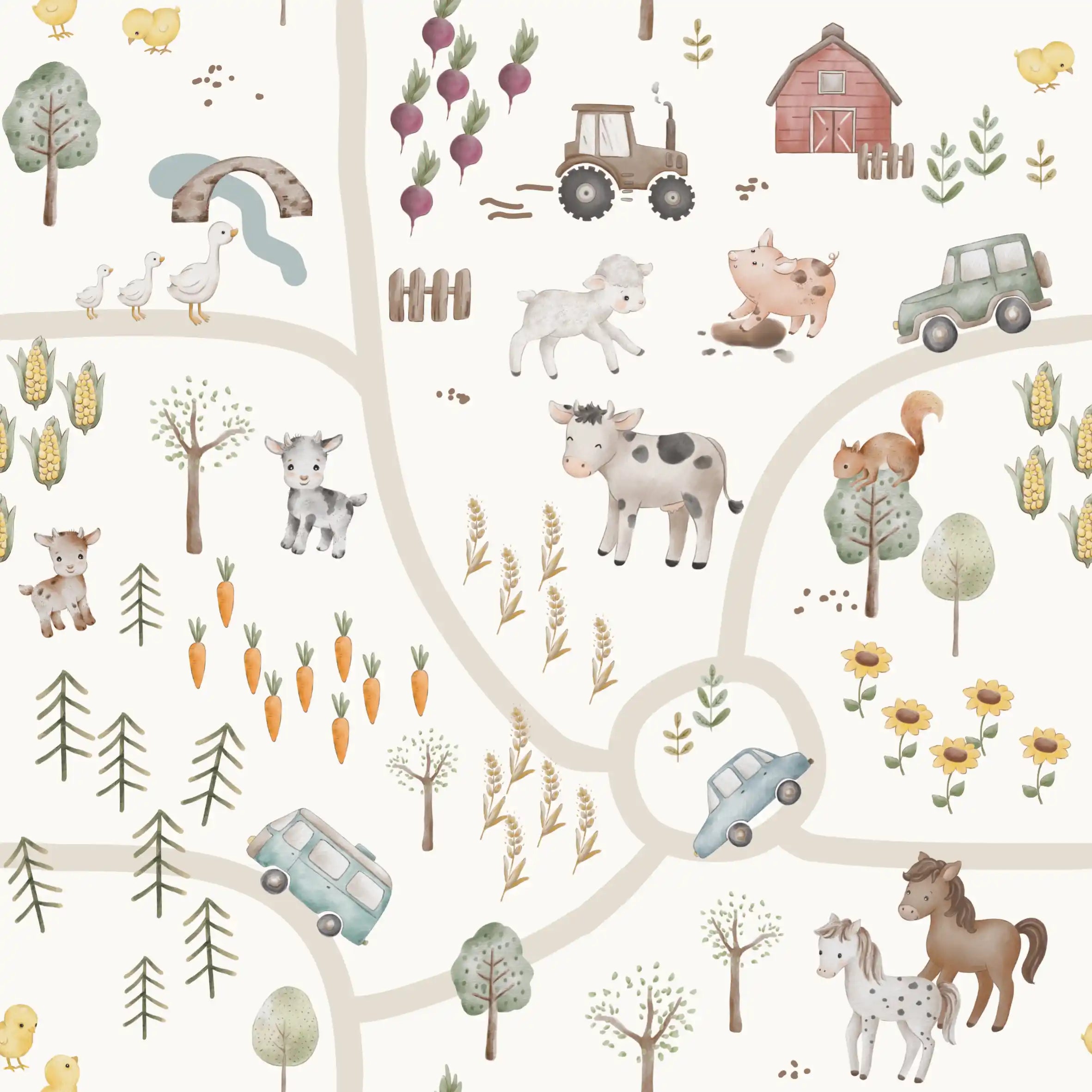 Countryside Farm Ivory