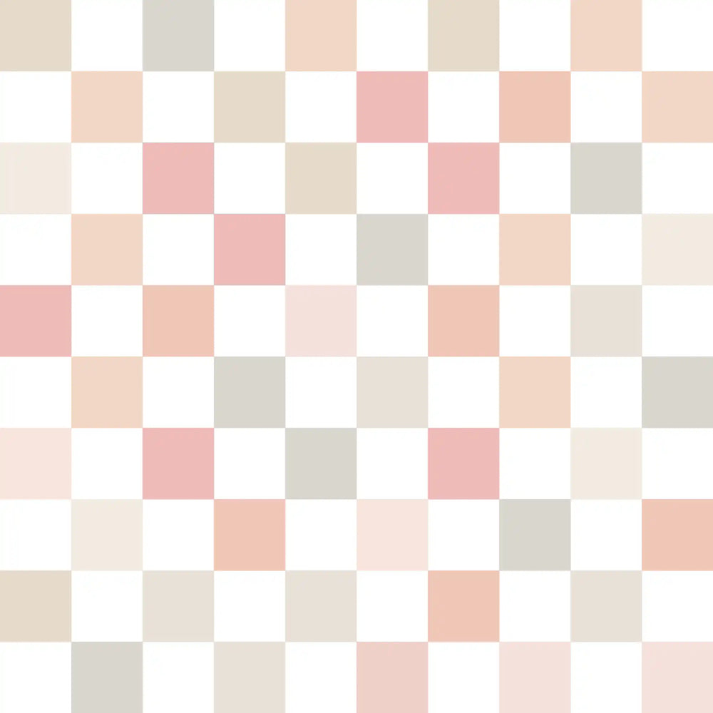 Flamingo Checkered Blush