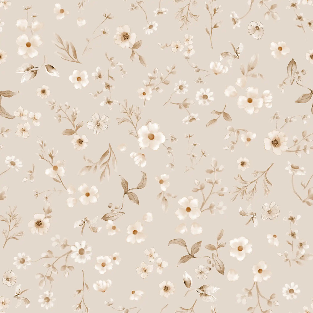 Floral Malin Brown Beige