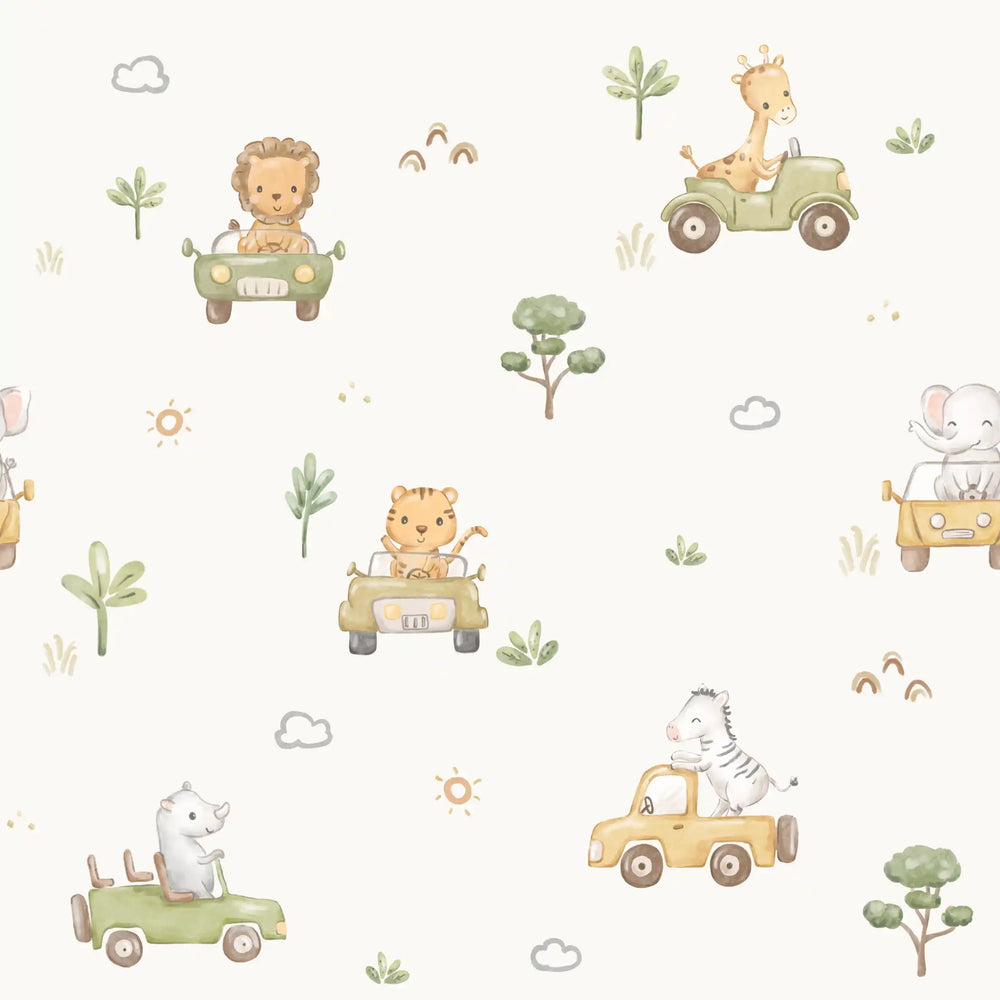 Safari Adventures Offwhite