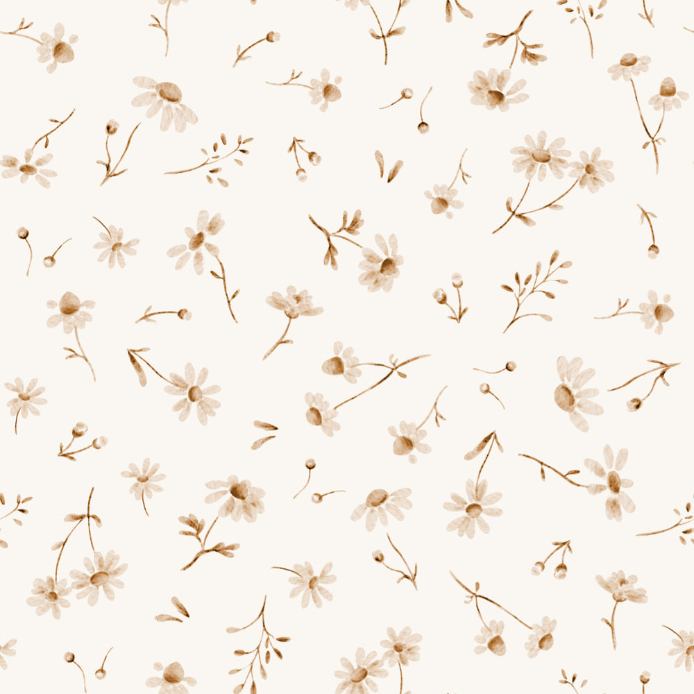 FloralCamilla2 Brown OffWhite