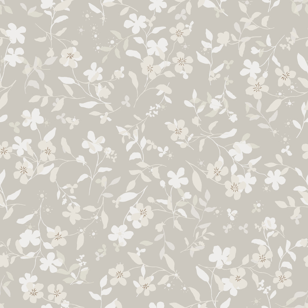 FloralIben Mushroom Grey