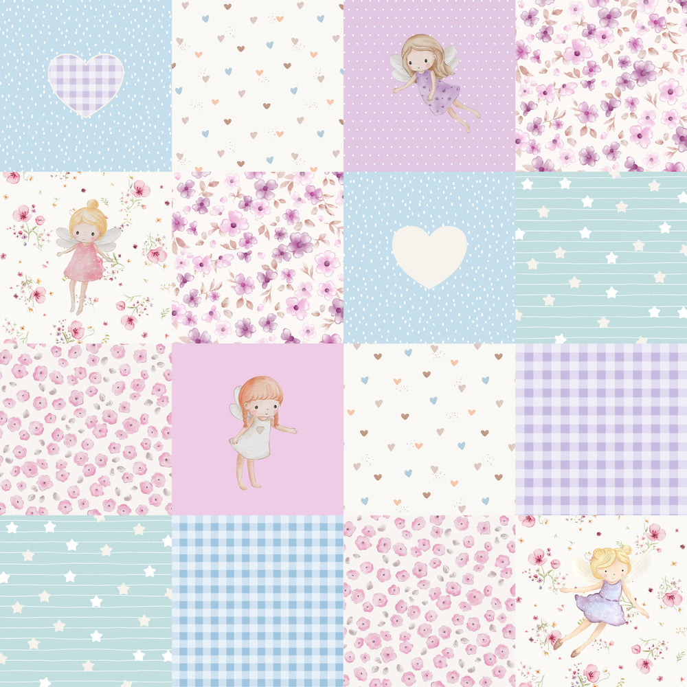 Patchwork Fairies – 10cm Squares
