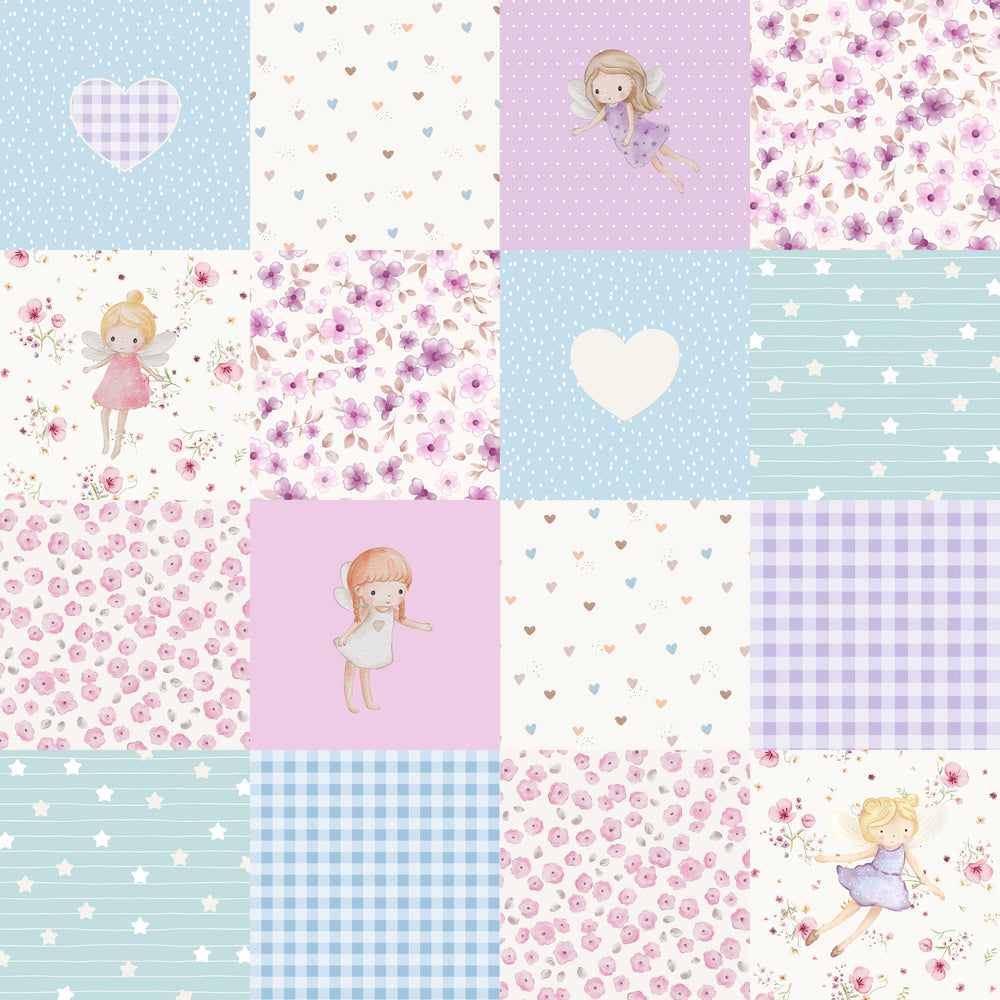 Patchwork Fairies – 5cm Squares