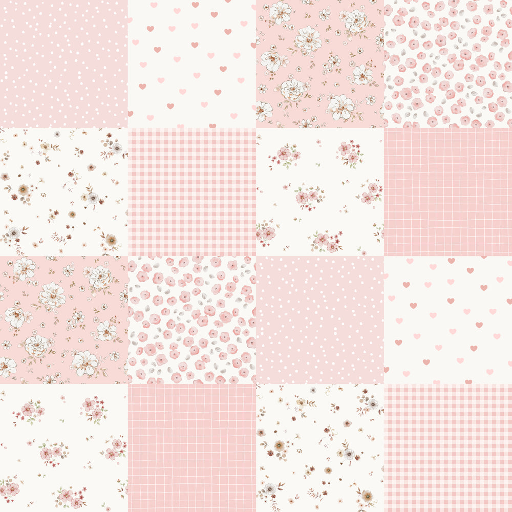 Patchwork Floral Juno – 5cm Squares
