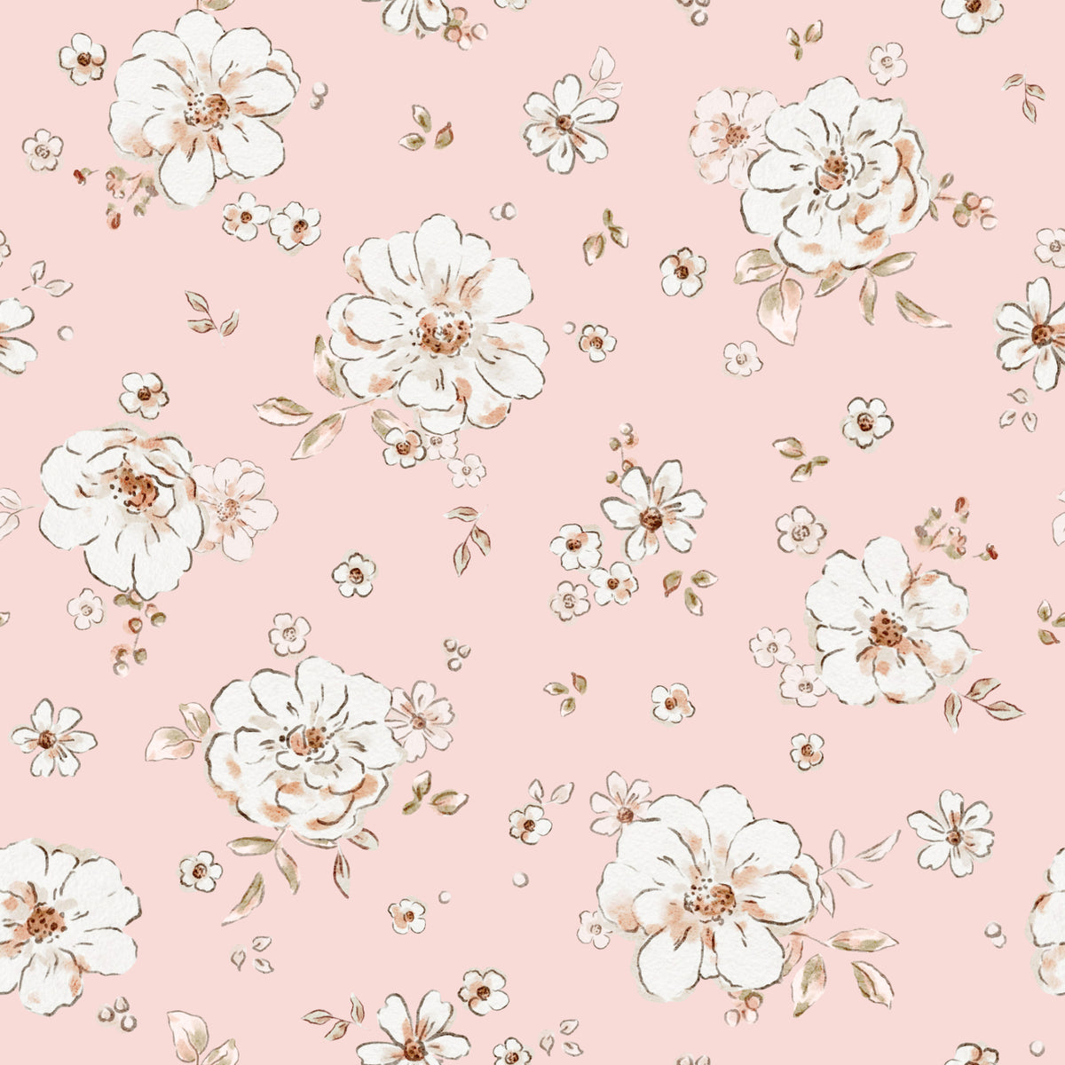 Floral Vera – Powder - Family Fabrics B.V.