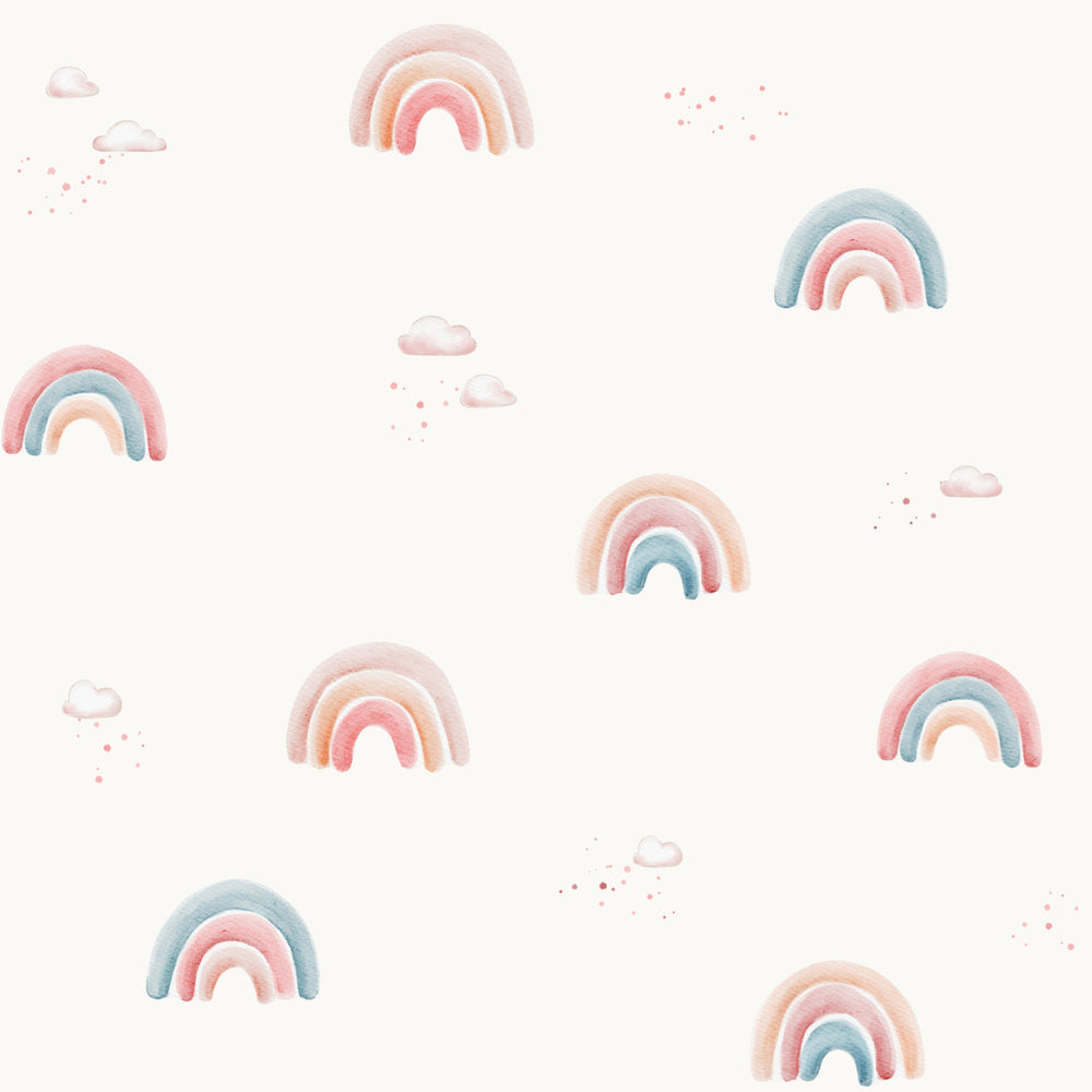 Rainbows and Clouds pastel