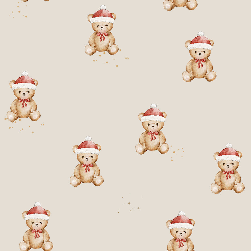 William Teddy Xmas Simple – Ecru