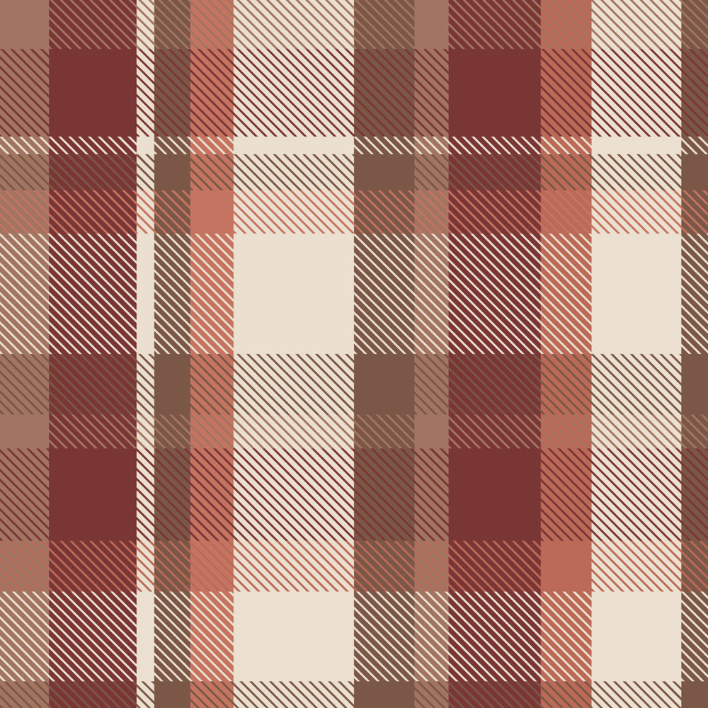 Plaid – Brown Red