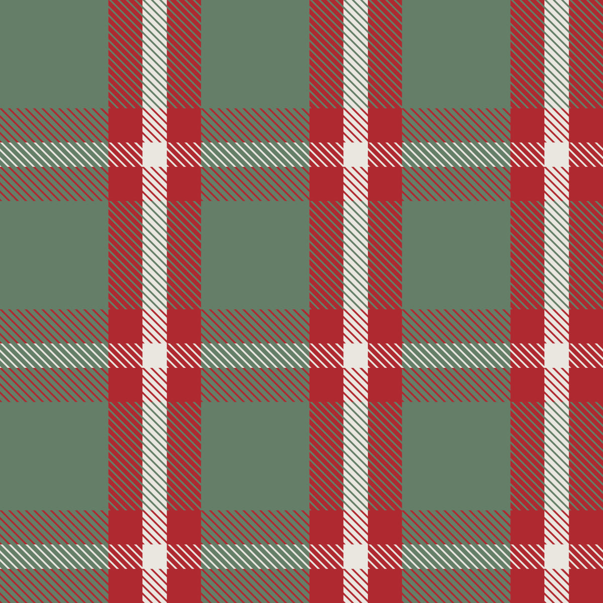 Tartan – Green Red - Family Fabrics B.V.