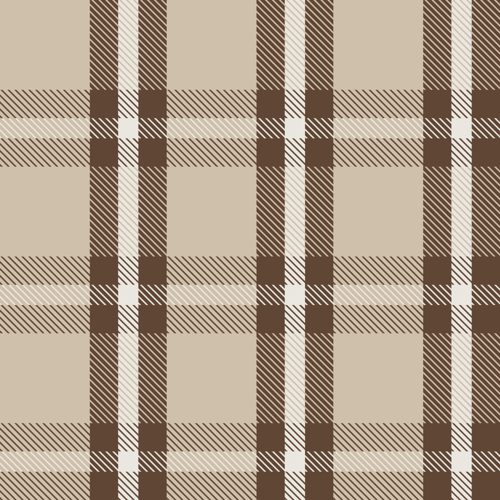 Tartan – Beige Brown