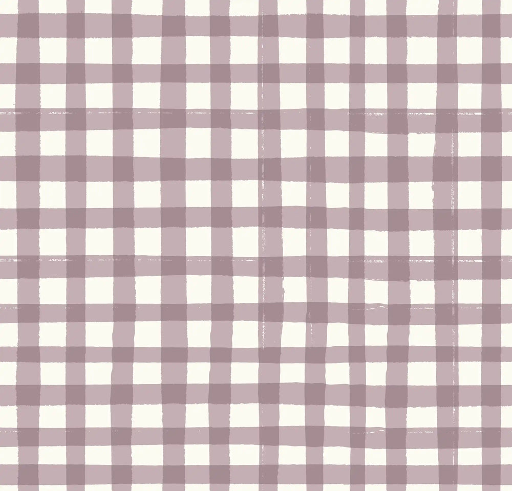 Picnic Gingham Lavender Purple