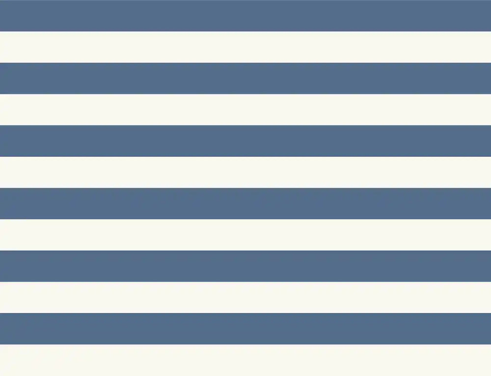 Beach Day Classic Stripe Deep Moonlight Blue