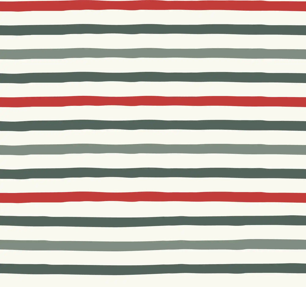 Horizontal Stripe Red Green