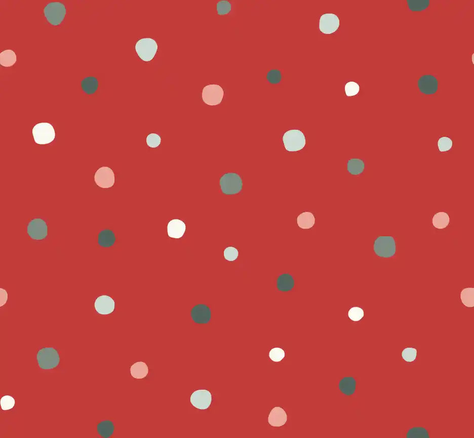 Snow Dot Red