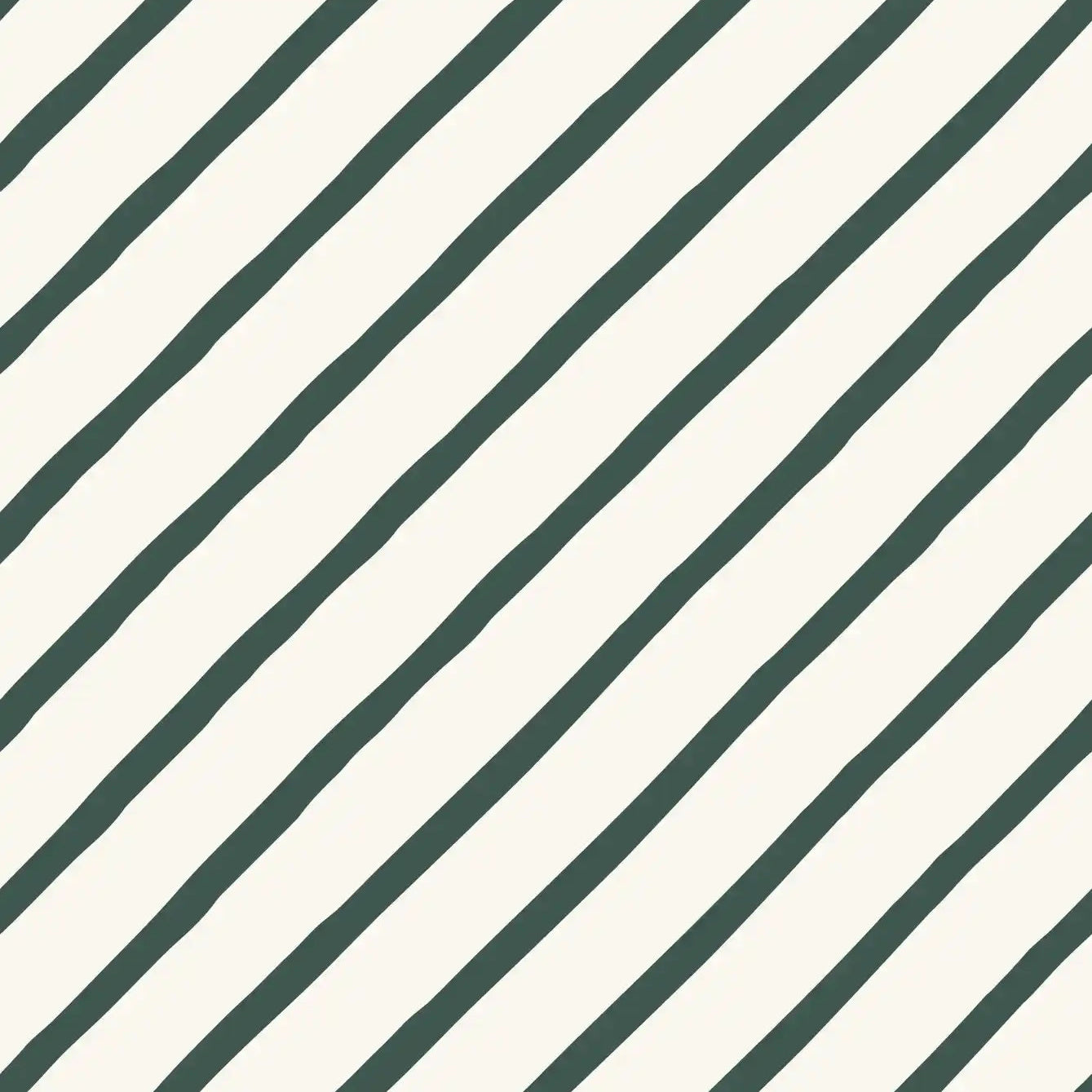 Candy Diagonal Stripe Cream Green