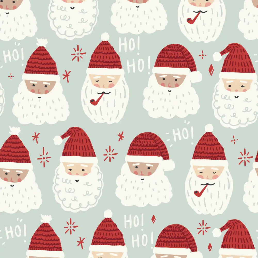 Father Christmas Light Green Small