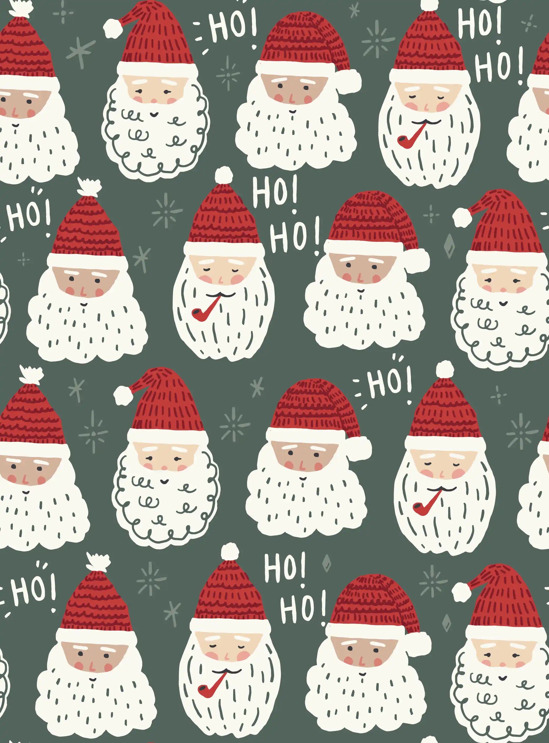 Father Christmas Green Large