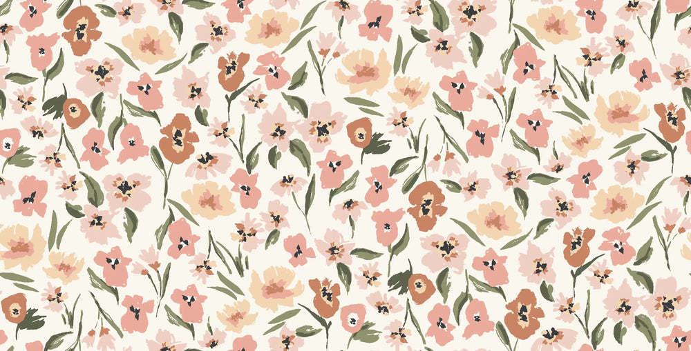 Painted Meadow Cream Pink