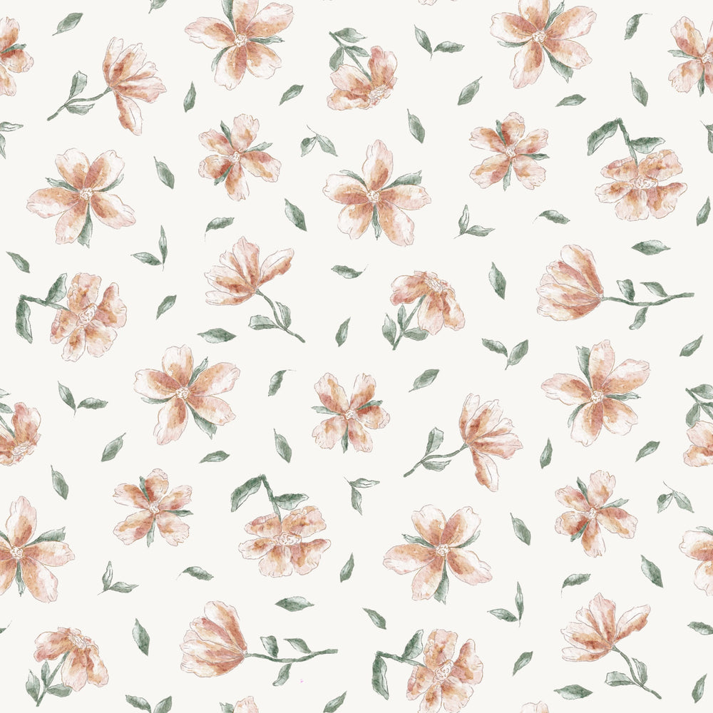 Natural Flowers OffWhite