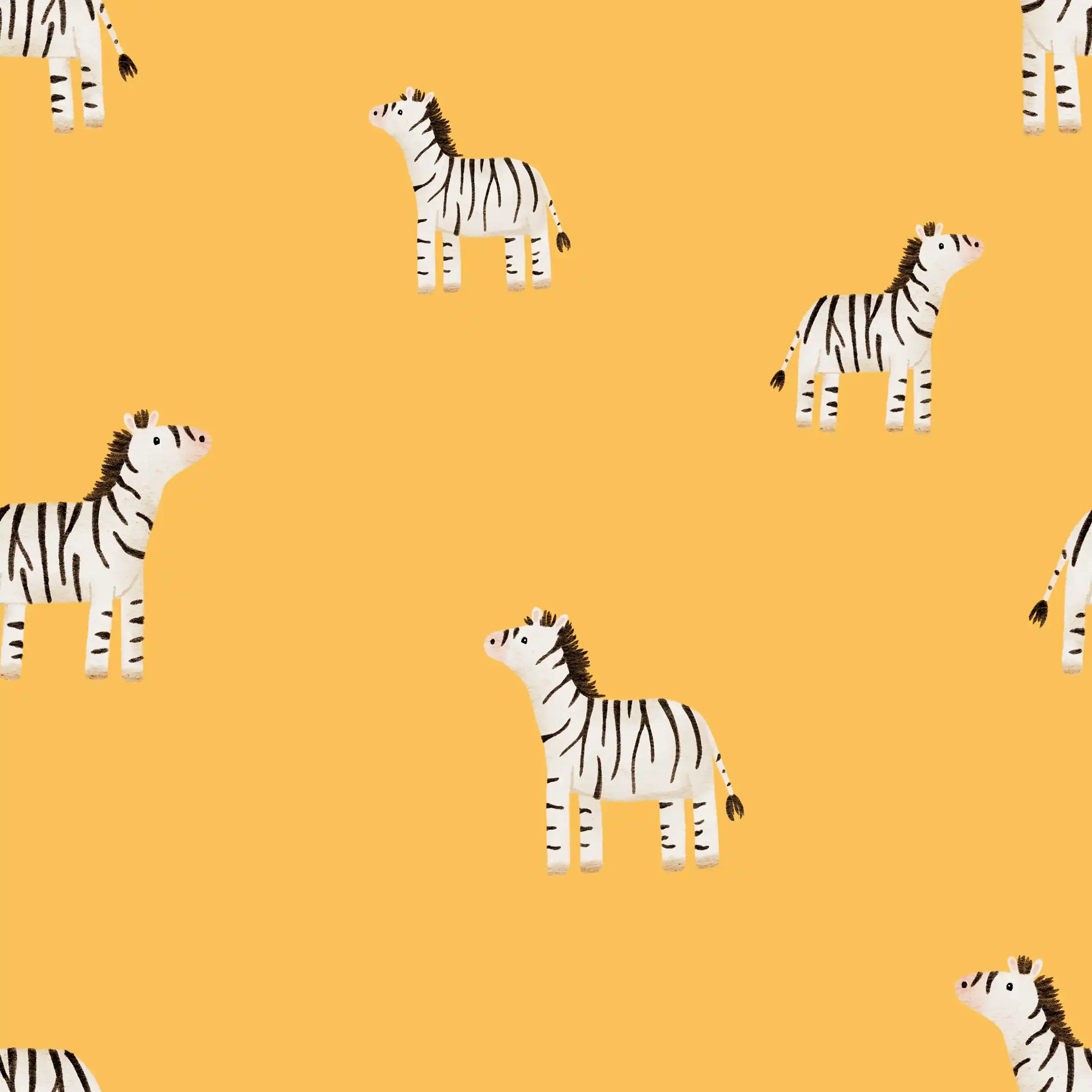 Safari Zebra Yellow