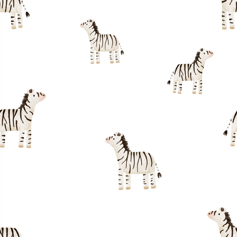 Safari Zebra White
