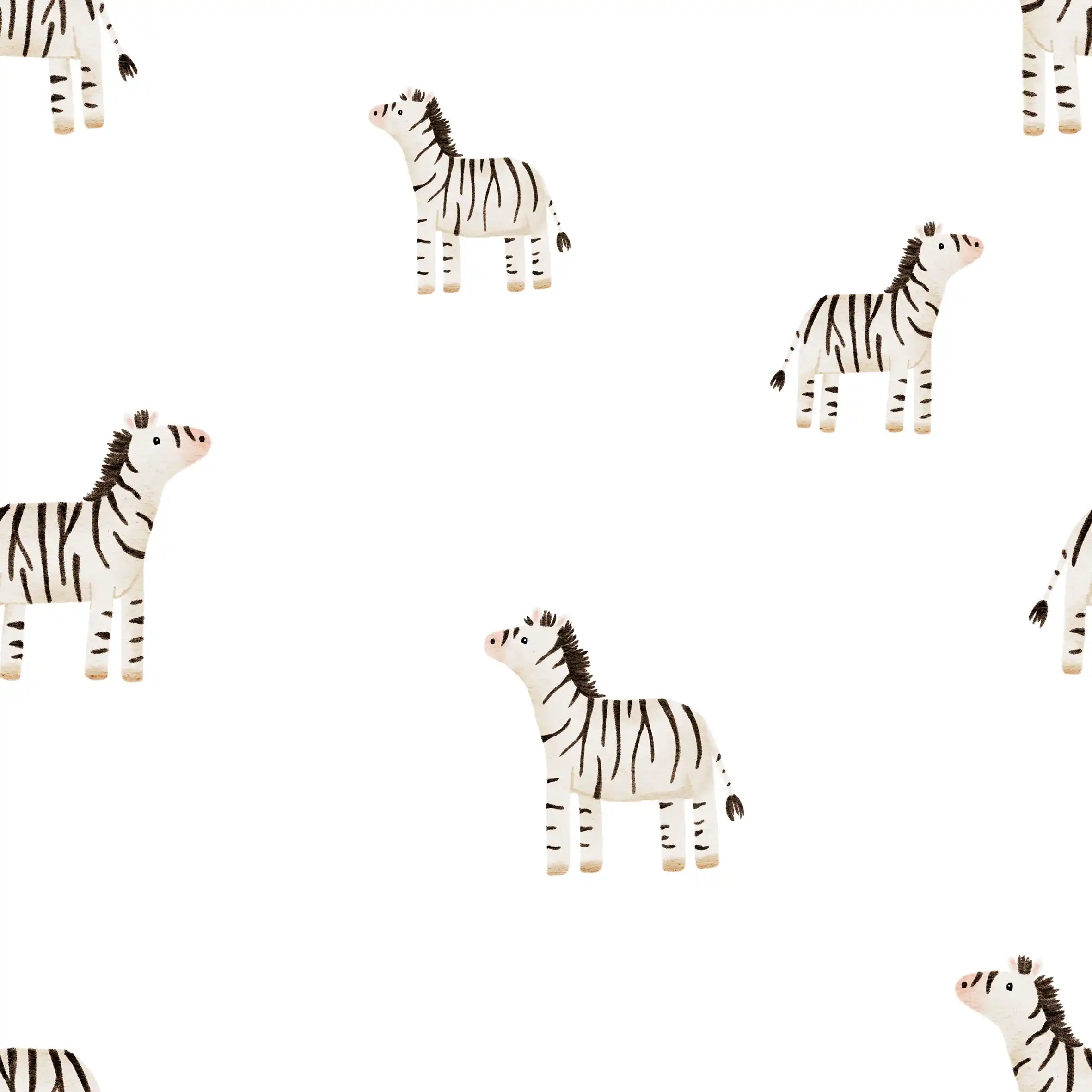 Safari Zebra White