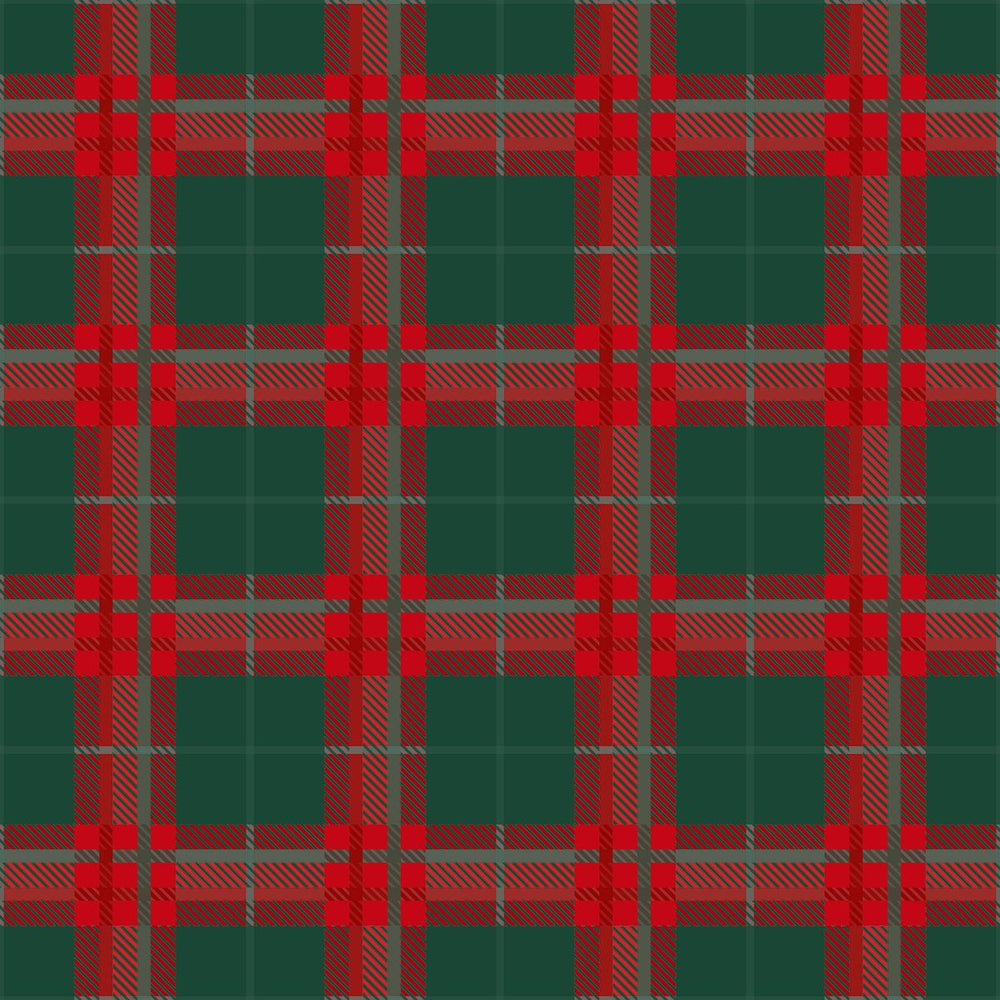 Christmas Tartan Green