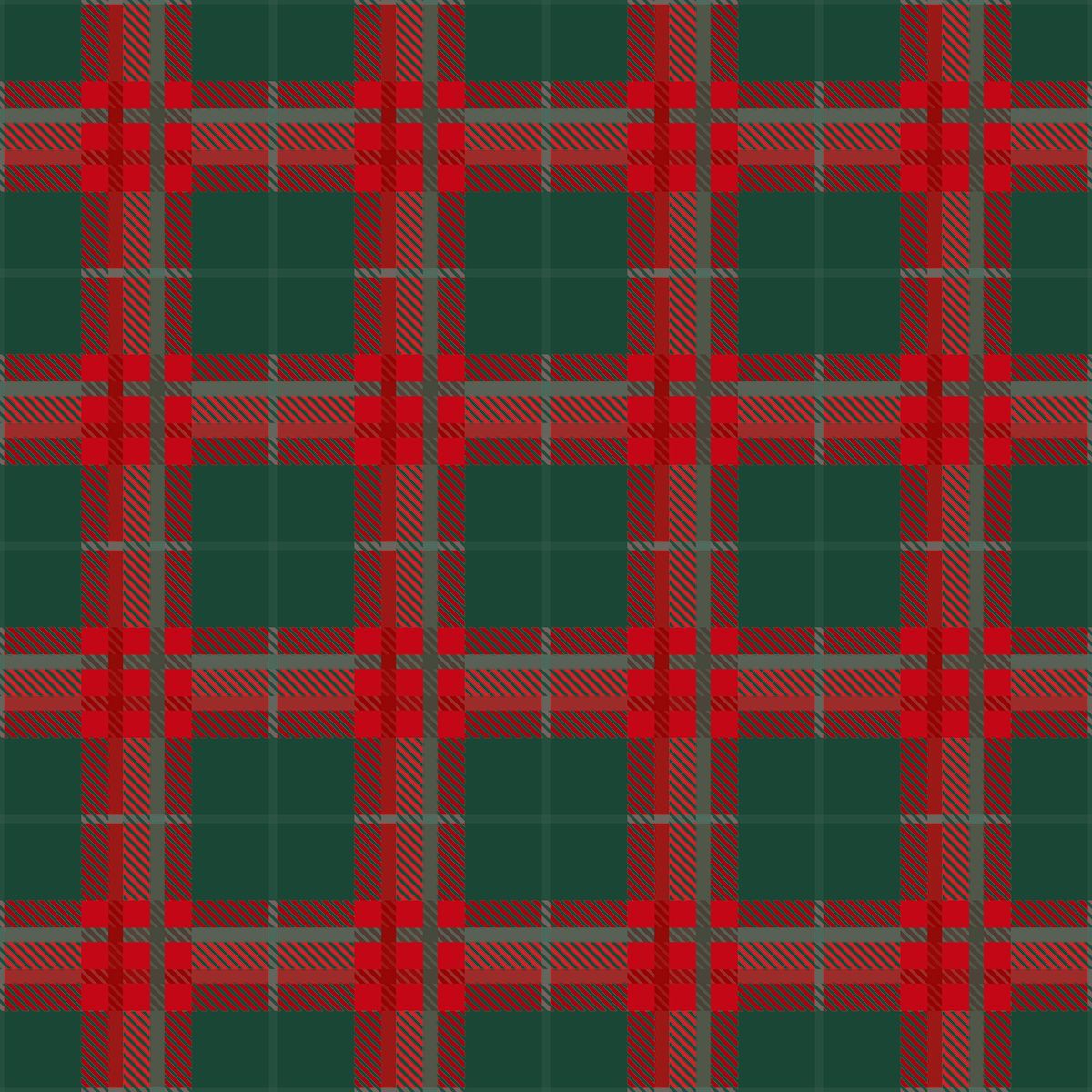 Christmas Tartan Green