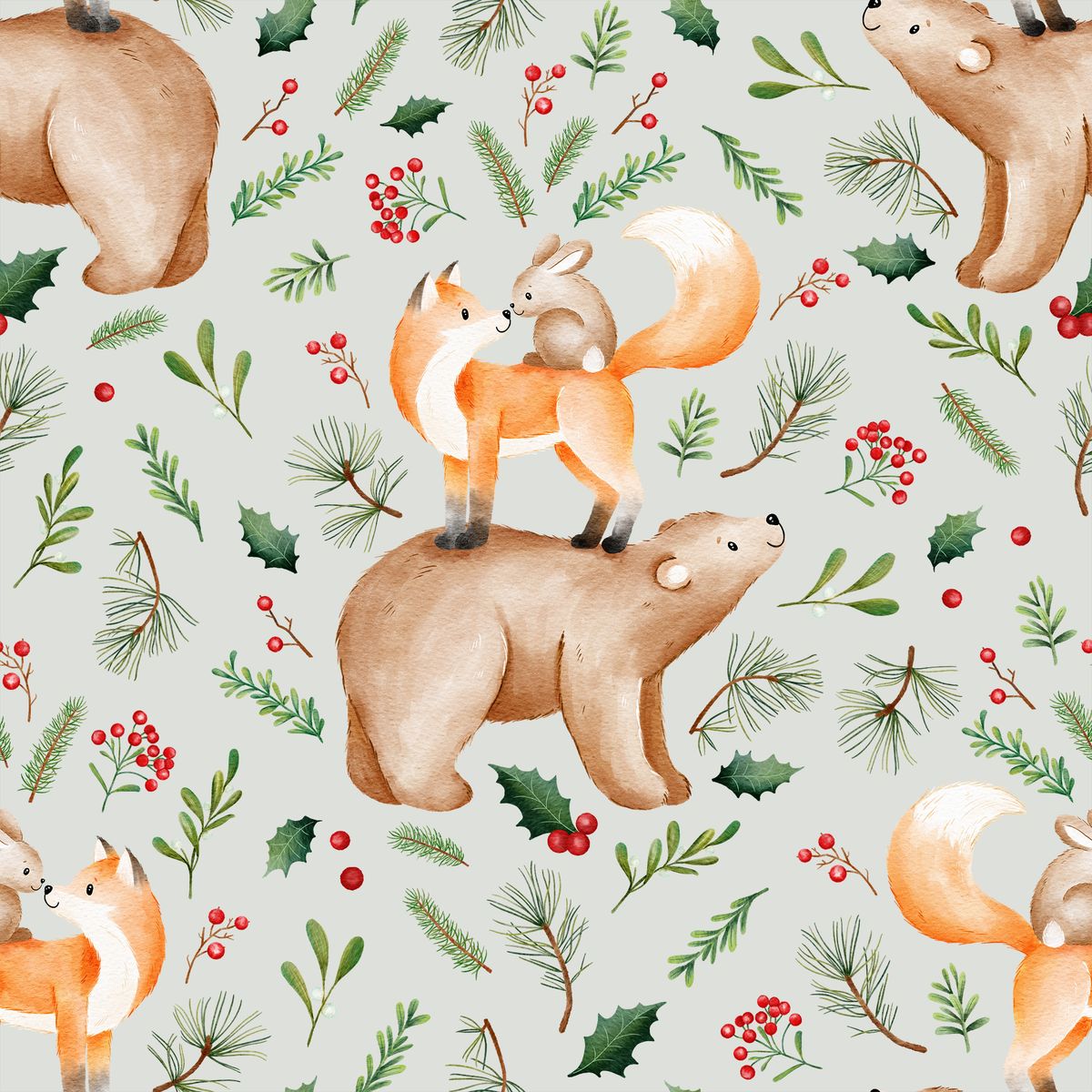 Christmas Forest Sage Big