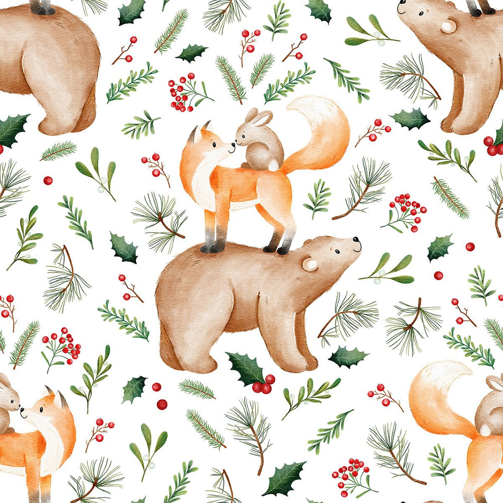 Christmas Forest White Small