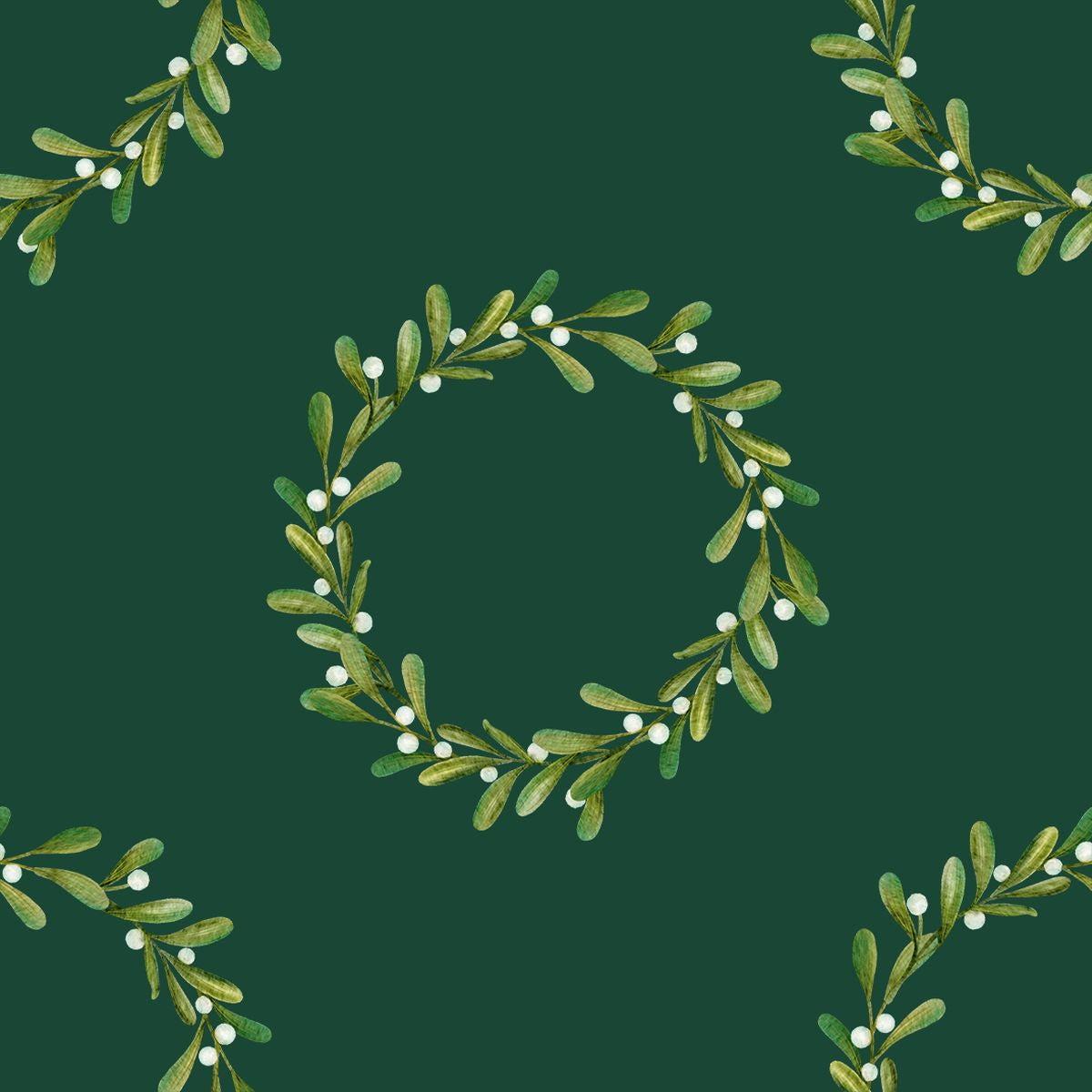 Christmas Wreath Green