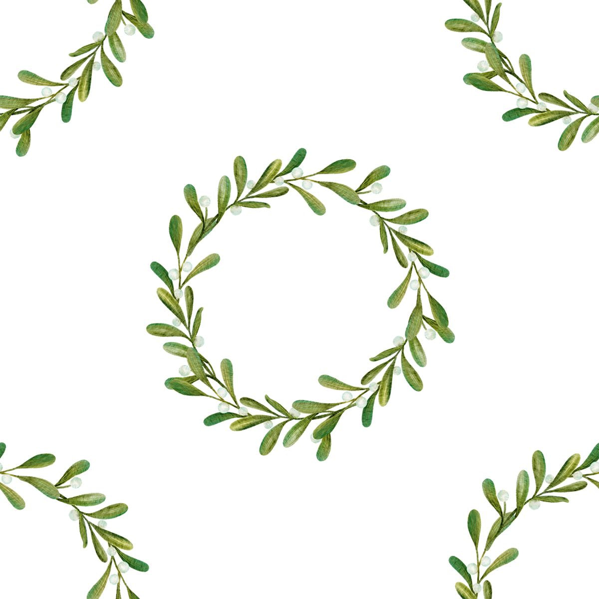 Christmas Wreath White