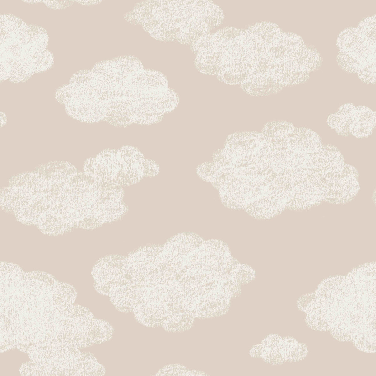 Soft fabric with a clouds oat pattern from Family Fabrics B.V., featuring a 40x40 inch design with a cozy, cloud-inspired print.