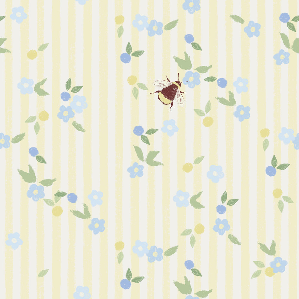 Ditsy Stripe Lemon