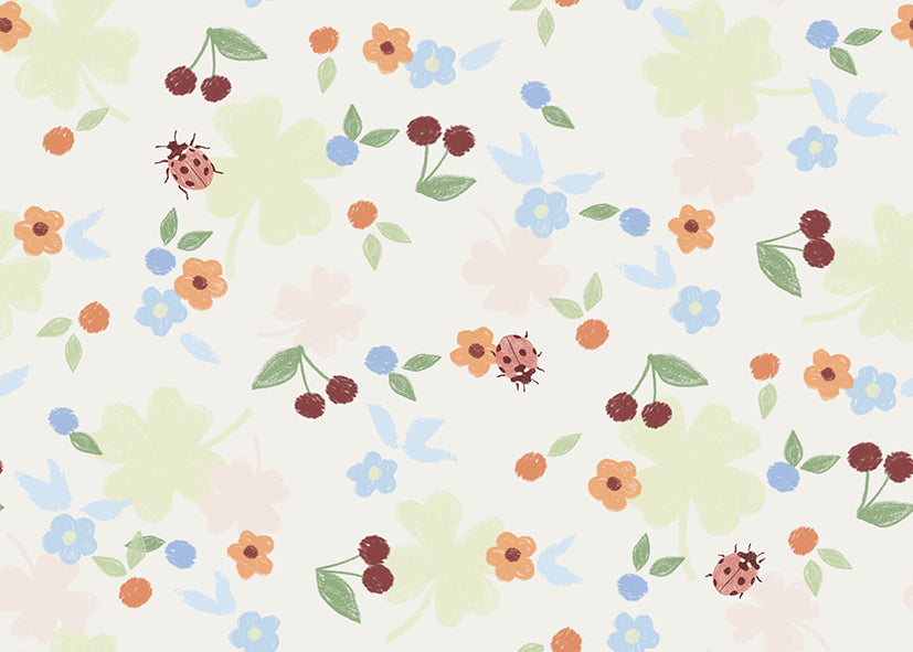 Flower Field Snow
