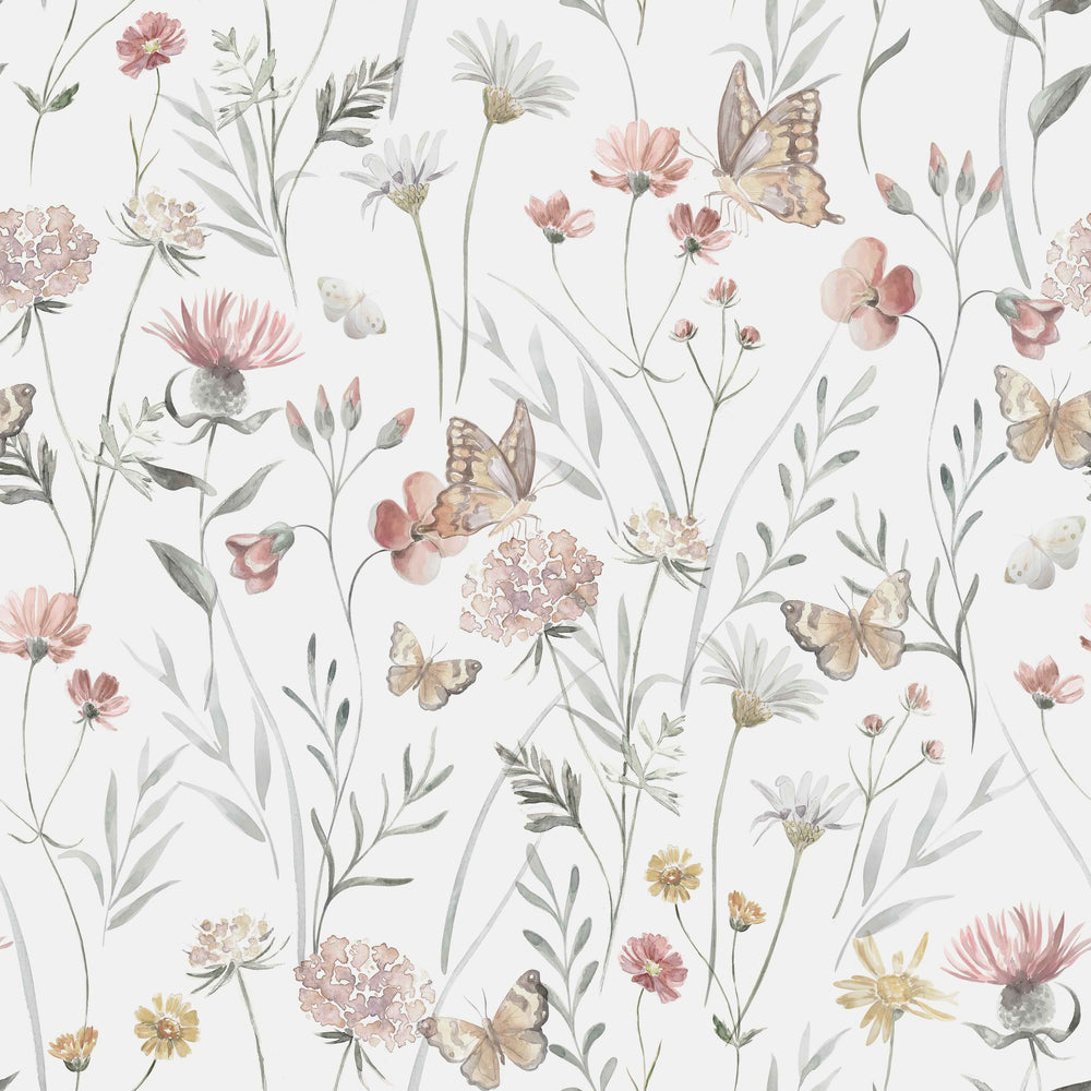 Flowers and Butterflies