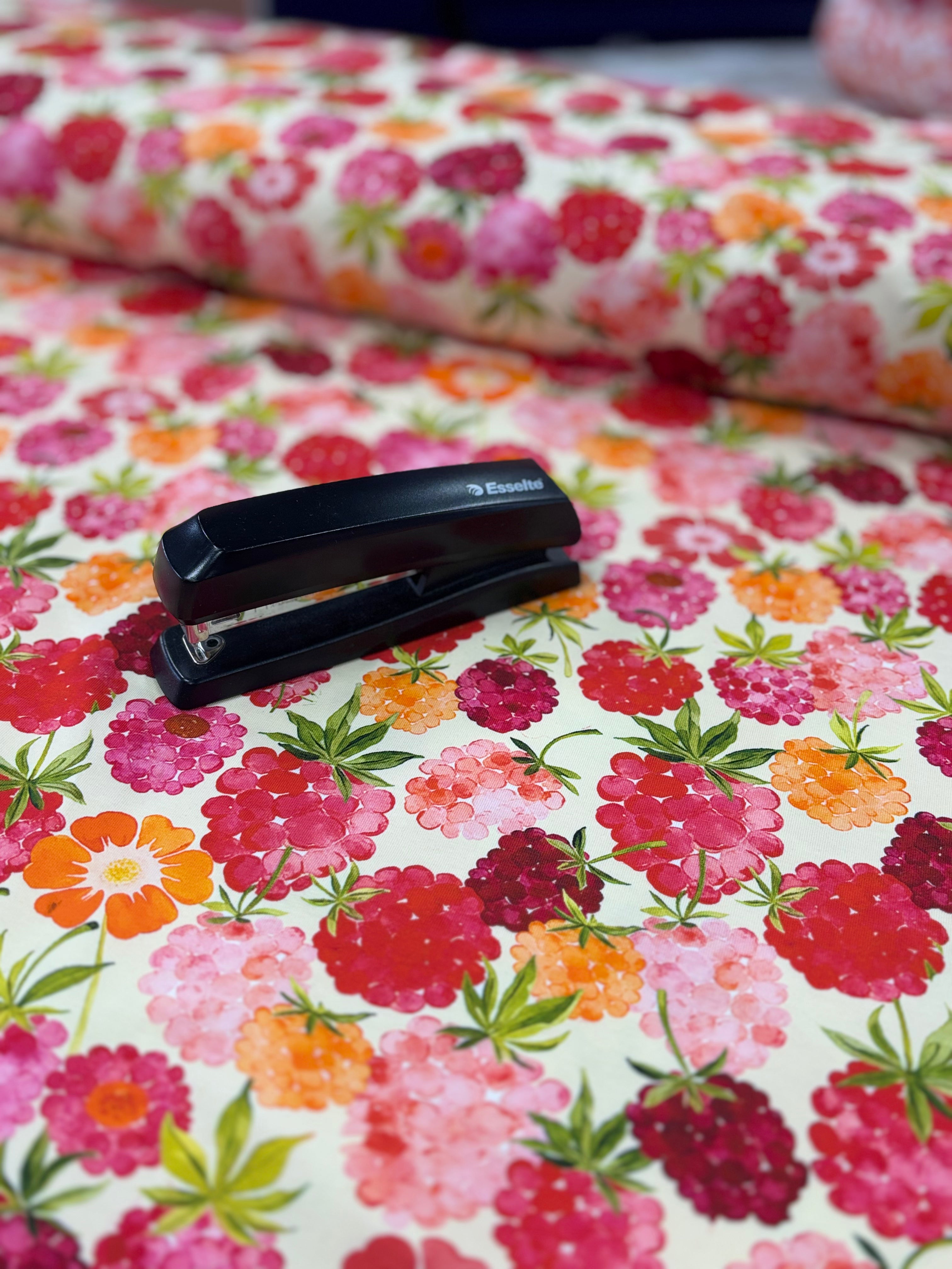 Raspberry Jersey - Per 50cm