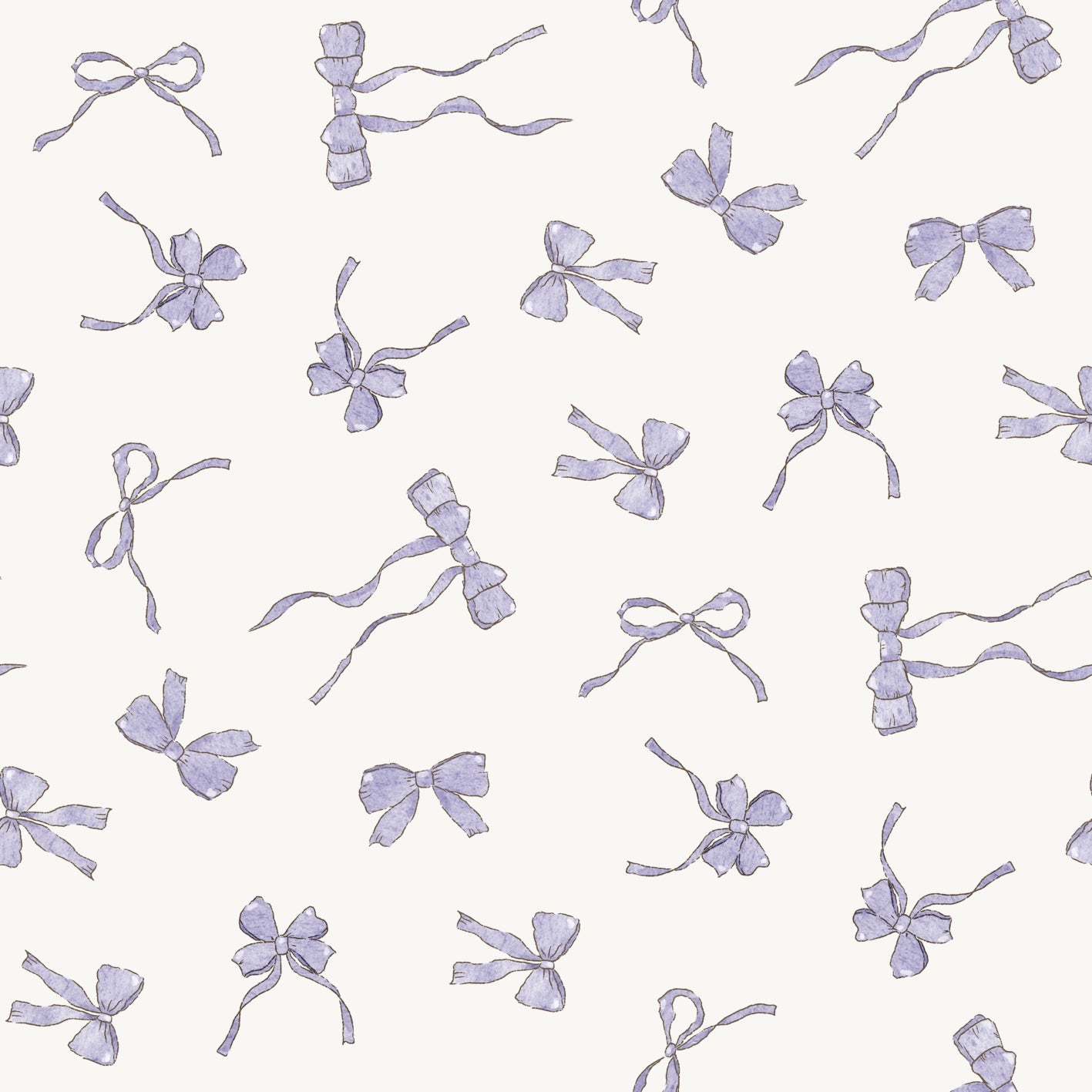 Muted Lilac Purple Bows