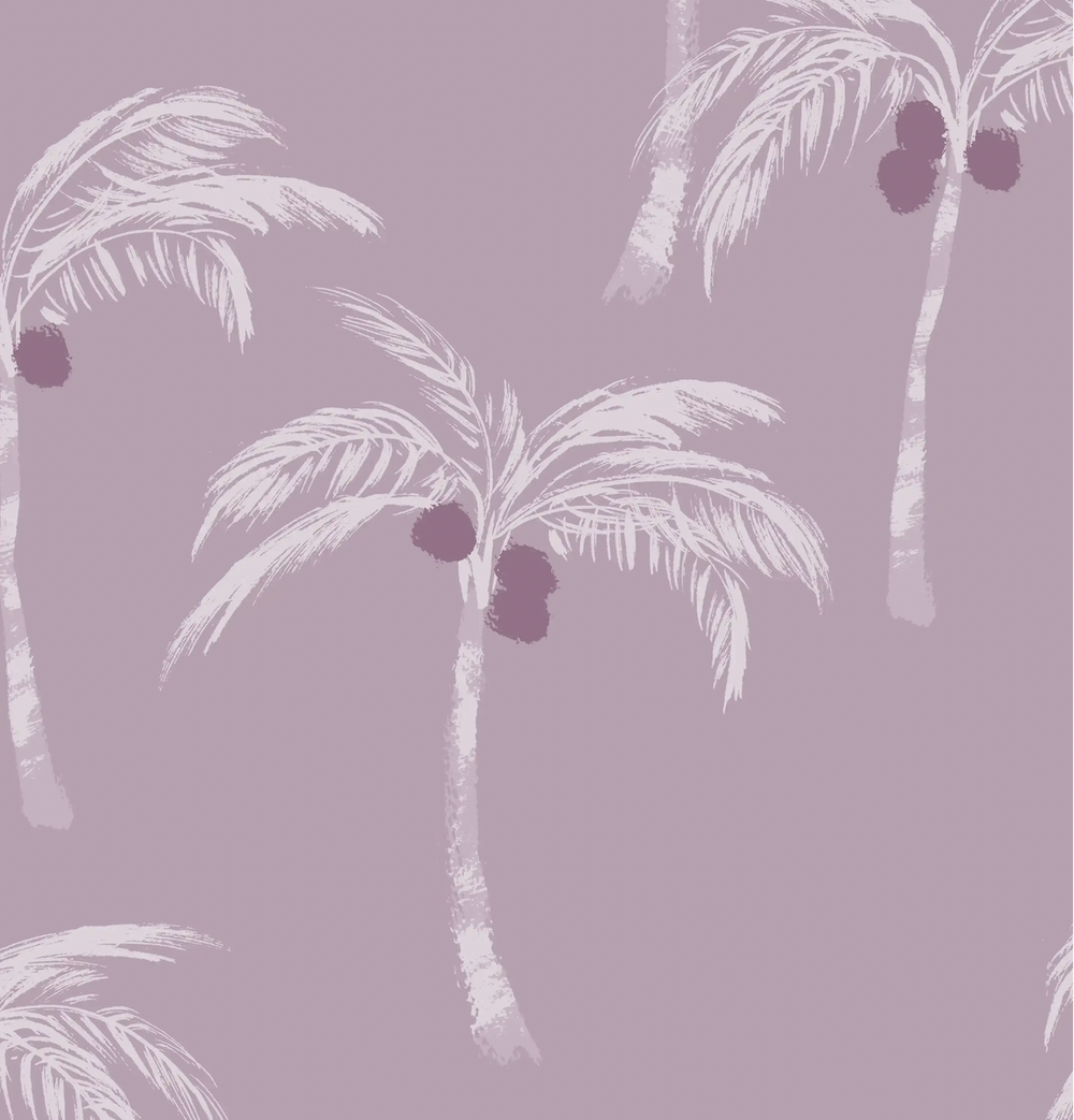 Palm Trees & Coconuts Purple
