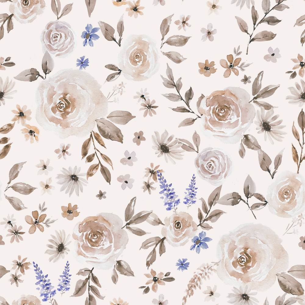 Rose Garden Blue Gold