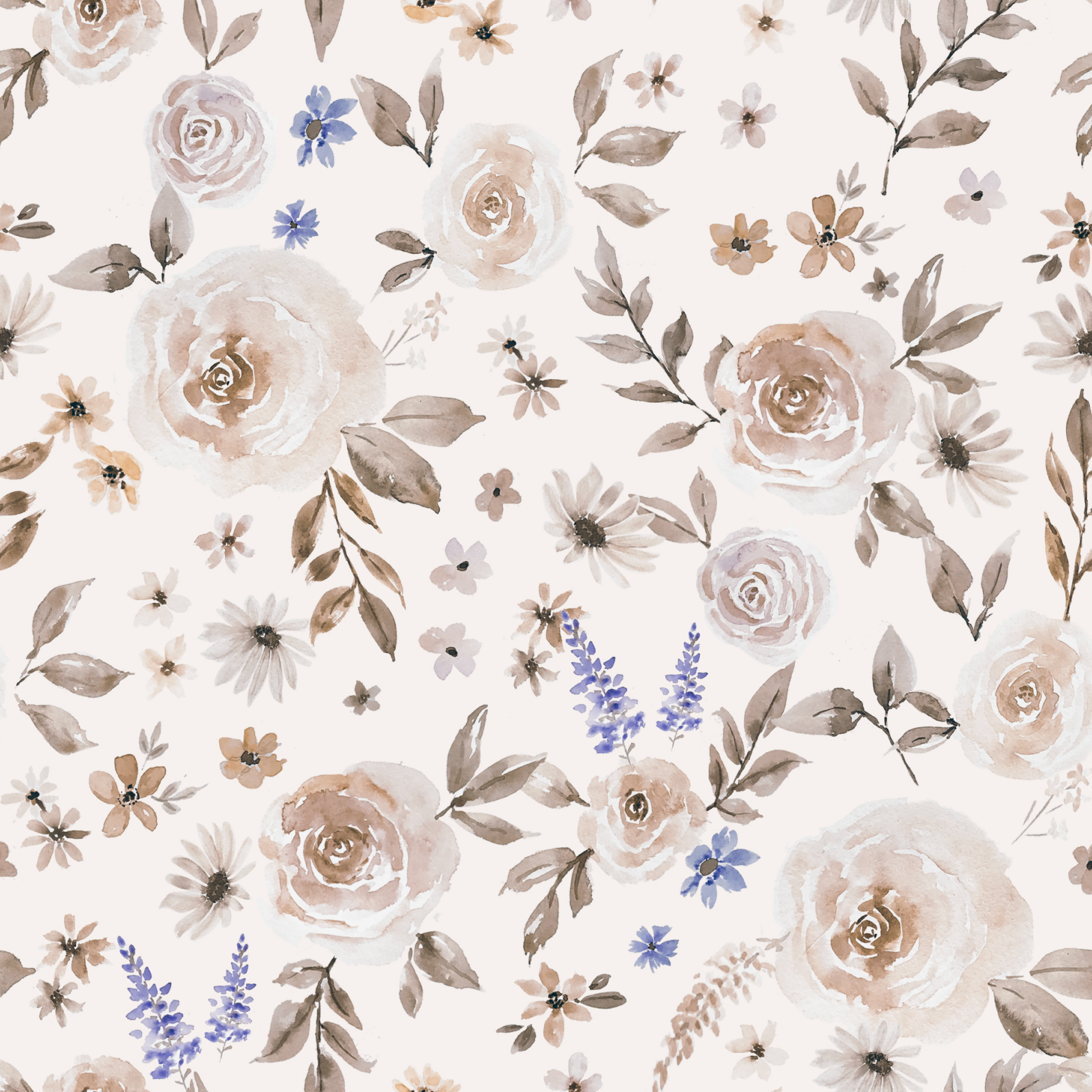 Rose Garden Blue Gold