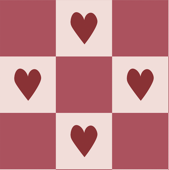 Hearts and Squares