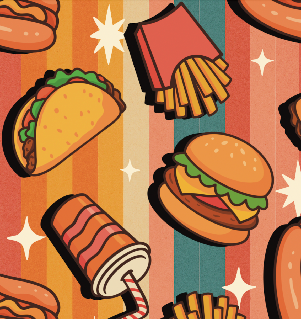 Comford Food Stripes