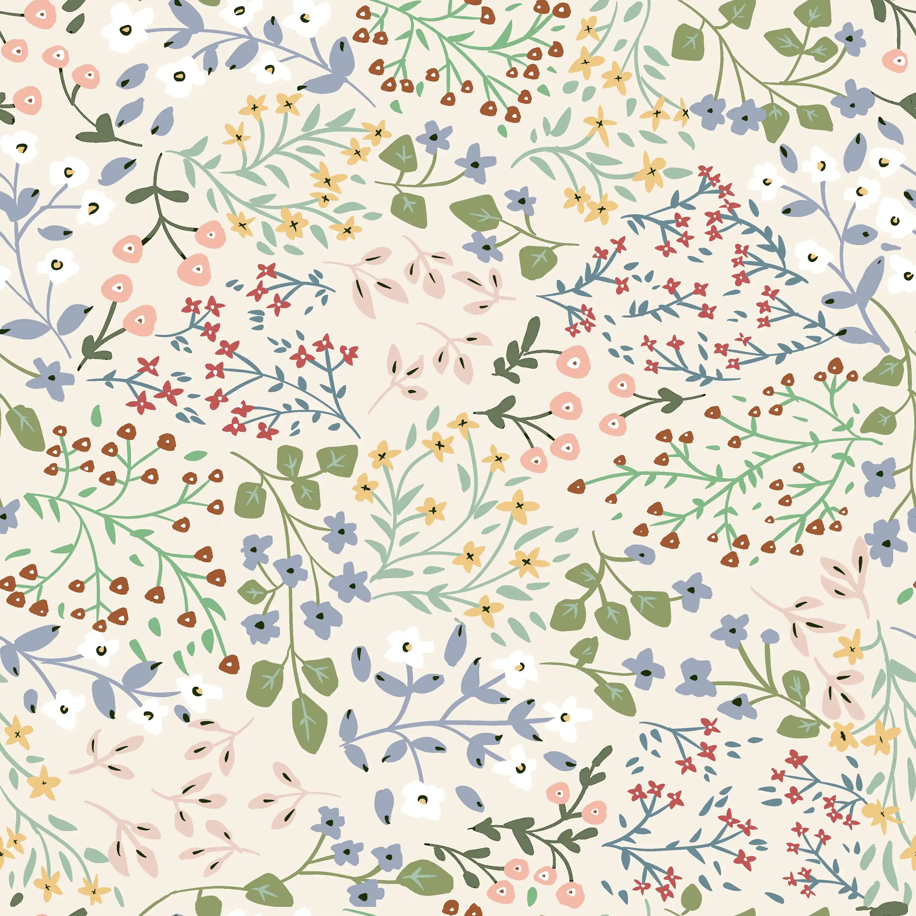 Flower Work Seamless - Family Fabrics B.V.