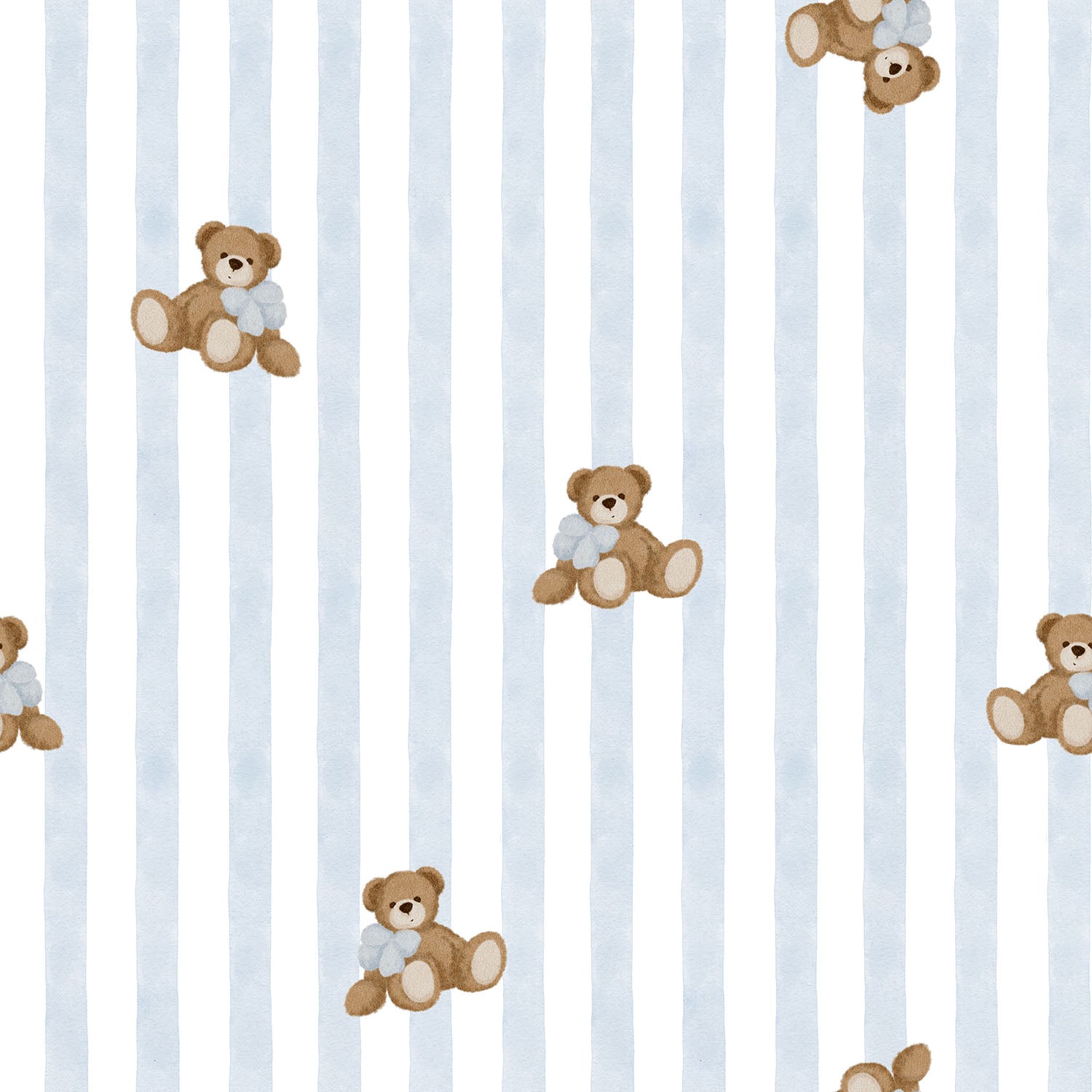 BearCharm Stripes Blue - Family Fabrics B.V.