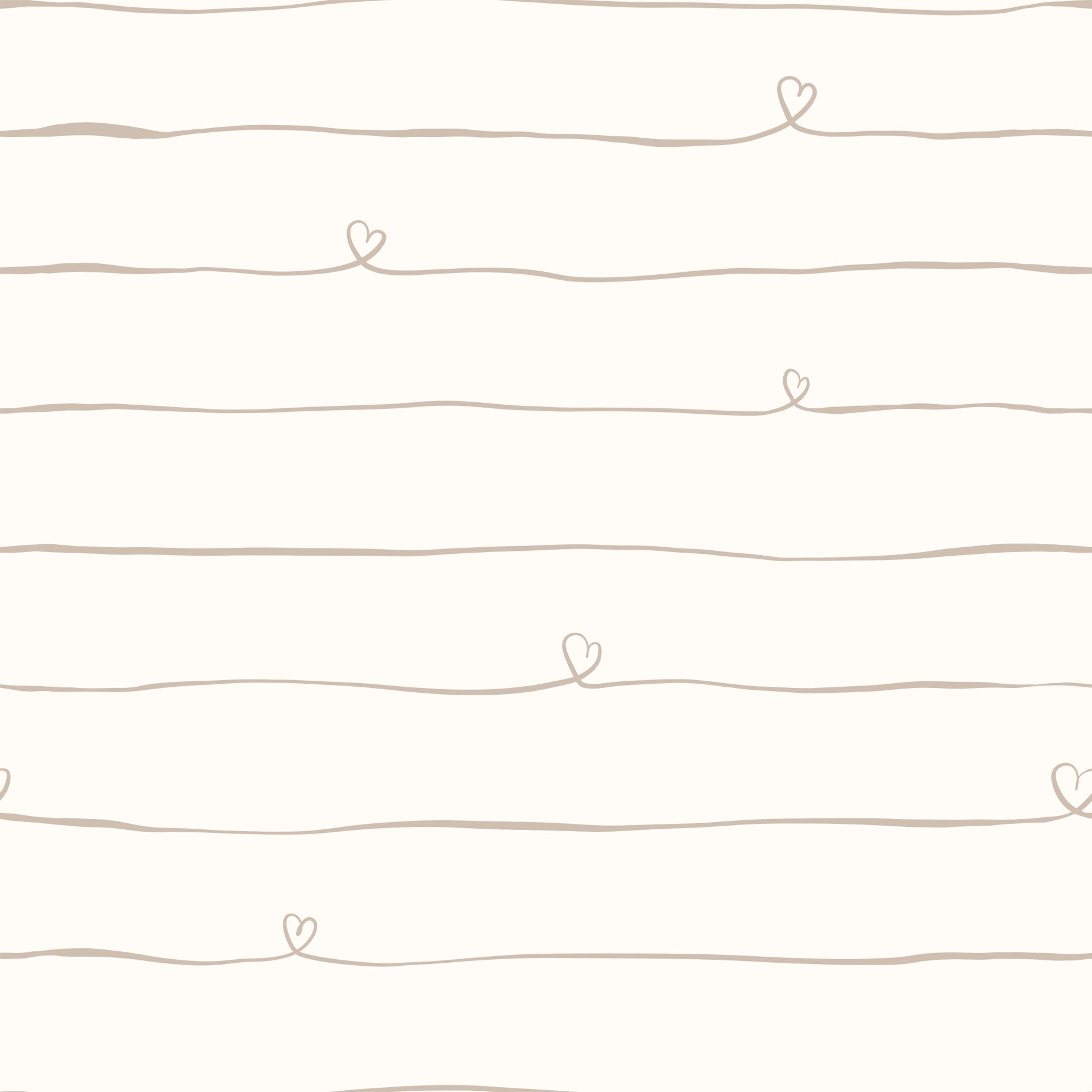 Lines with little hearts - Family Fabrics B.V.
