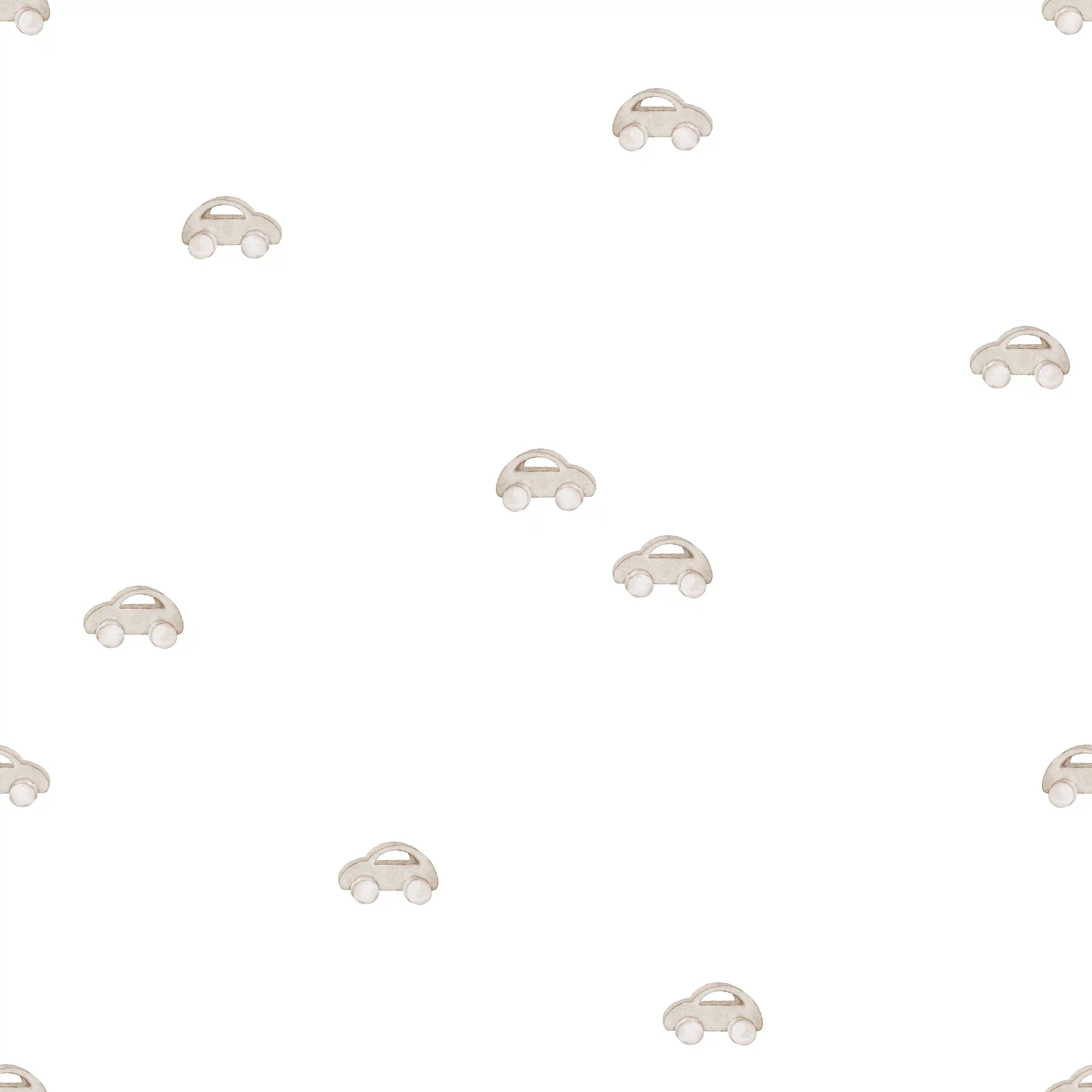 Mini Cars Offwhite - Family Fabrics B.V.