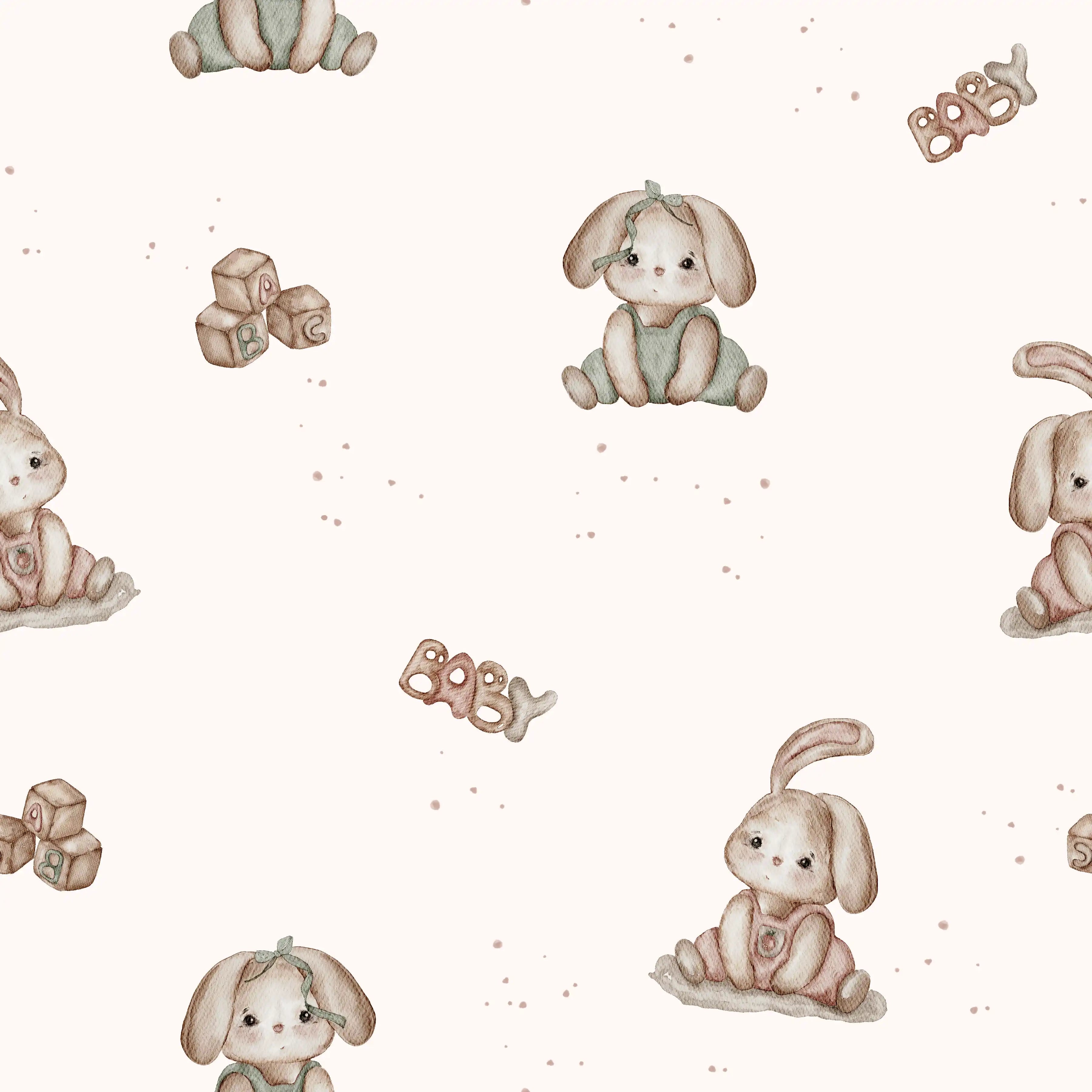 Sweet Bunny Beige - Family Fabrics B.V.