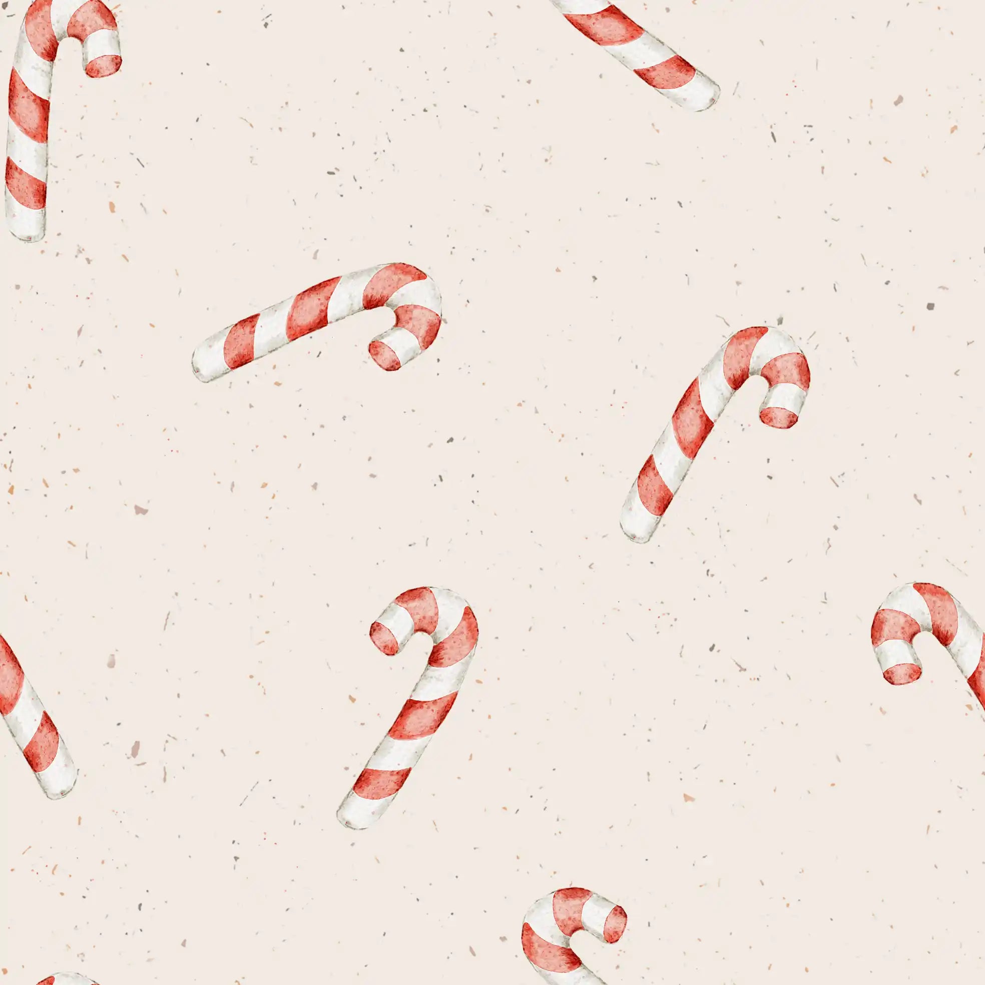 Candy Cane Off White - Family Fabrics B.V.